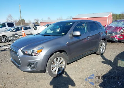 2014 Mitsubishi Outlander Sport Se из США, поврежденный, VIN 4A4AR4AU2EE019302